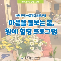 마음을 돌보는 봄, 원예 힐링 프로그램